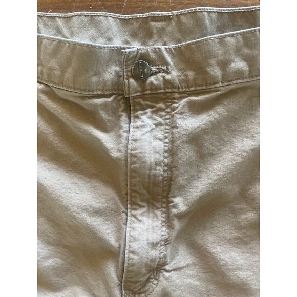 Carhartt Khaki Loose Original Fit Canvas Carpenter Pant, 42x30 - Picture 5 of 11